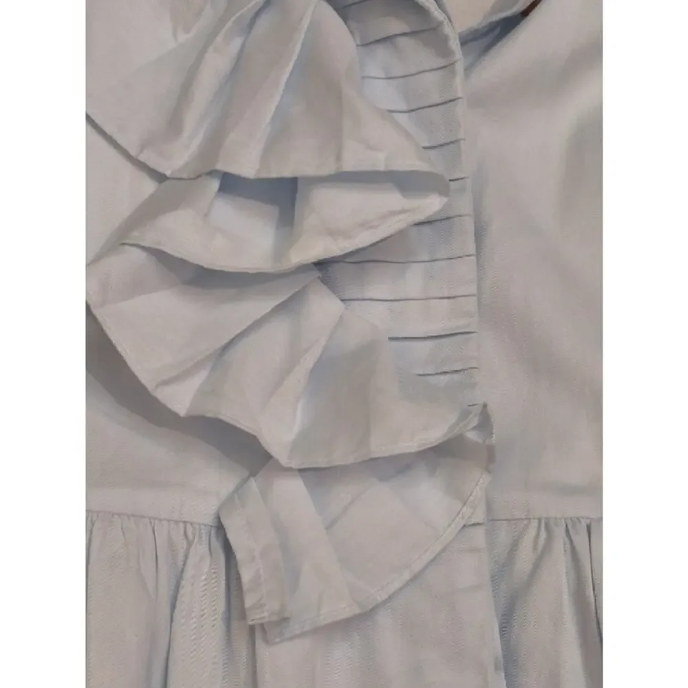 Jessie and James London Sleeveless Ruffle Front Dress Size 10 EUC